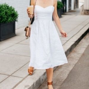 Reformation Olivia Sleeveless Sweetheart Neckline Dress Size 6